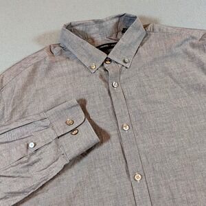 John‎ Varvatos USA Slim Fit Button Down Long Sleeve Shirt Mens Size 16 1/2